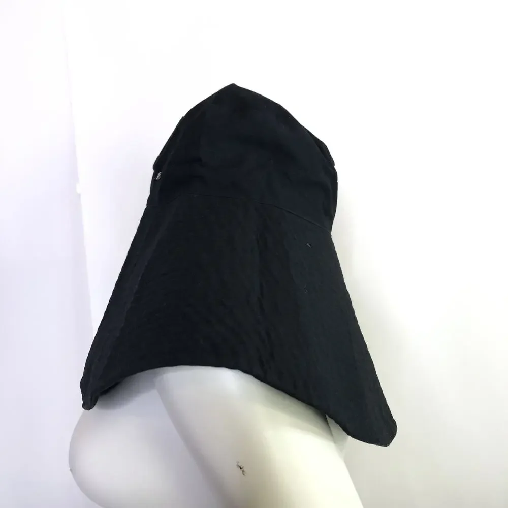 Coolibar Poolside Wide Brim Hat UPF Sun Protection One Size Black MINT